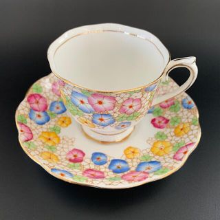 ロイヤルアルバート(ROYAL ALBERT)のロイヤルアルバート　ビンテージ1927年～1935年製　ティーカップセット(食器)