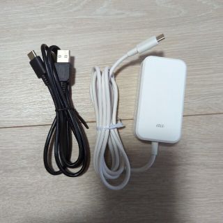 充電ケーブル2個セット(Cタイプ)　USB&コンセント(バッテリー/充電器)