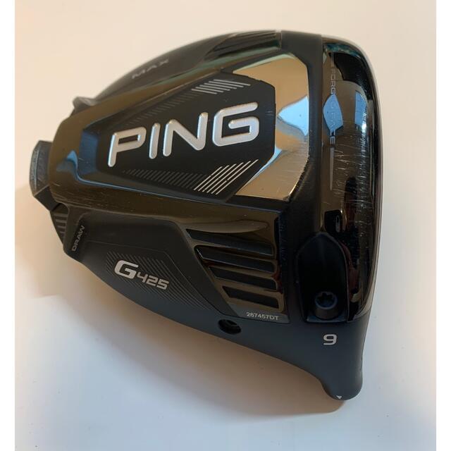 PING G425 MAX ドライバーヘッド単品 9° - クラブ