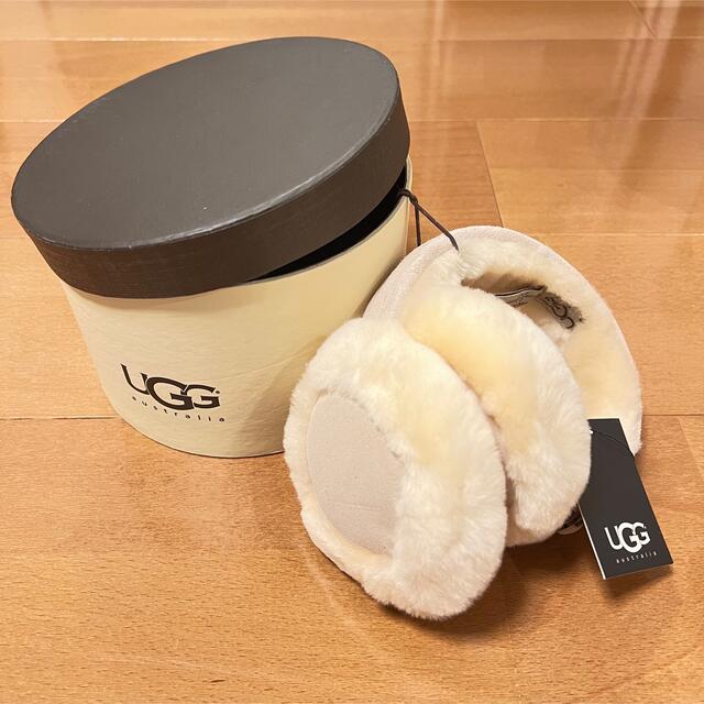 【UGG】イヤーマフ ホワイトベージュ