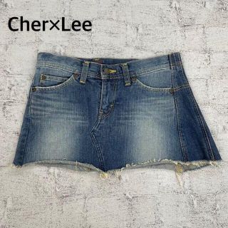 シェル(Cher)のCher×Lee シェル リー デニムミニスカート(ミニスカート)