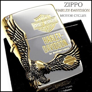 ジッポー(ZIPPO)の『送料無料』ZIPPO◇ハーレーダビットソン◇３面メタル◇SG鏡面◇ジッポ(タバコグッズ)