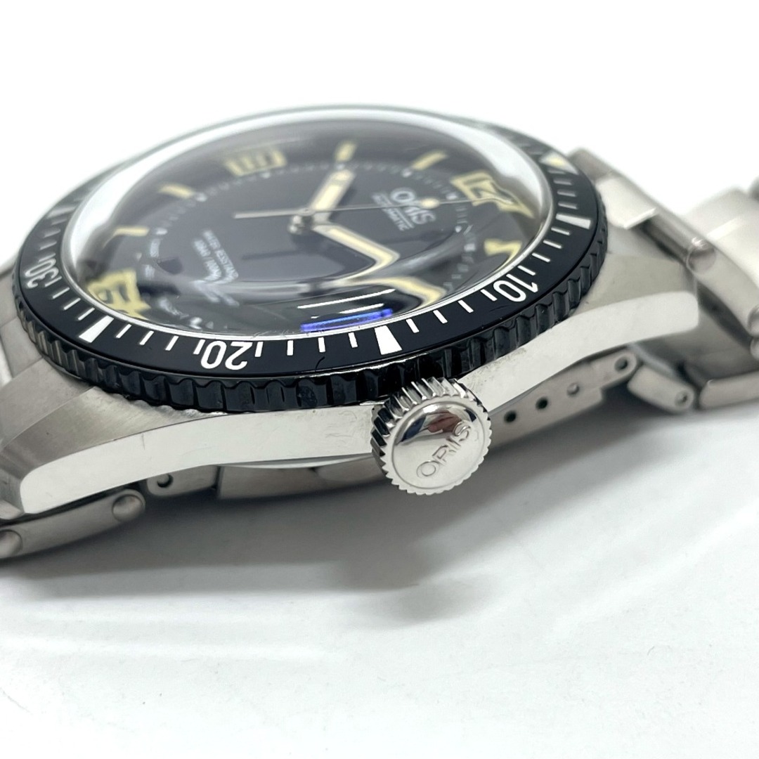 オリス ORIS 復刻モデル 7707 ダイバーズ65 ヘリテージ デイト 自動巻き 腕時計 SS シルバー