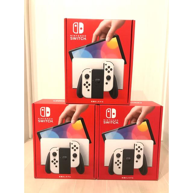 特価ブランド Nintendo Switch ホワイト✖️3台 新品未開封 任天堂