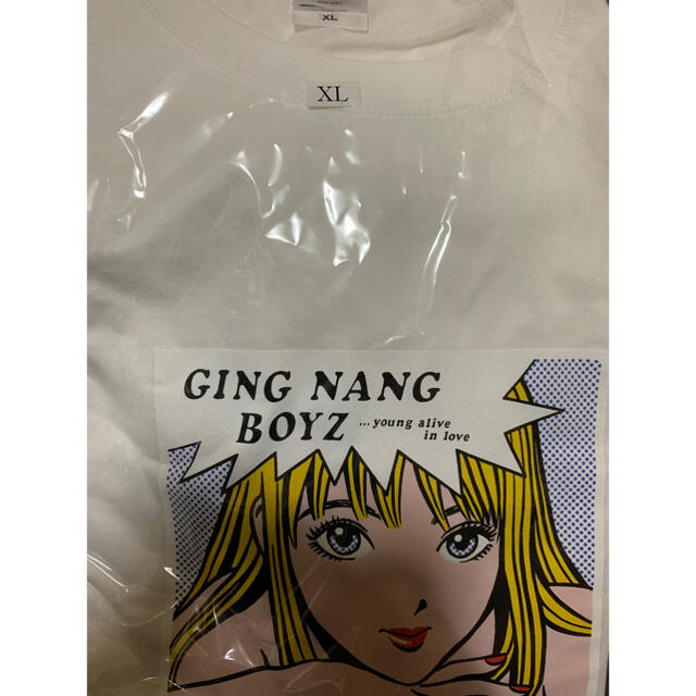 銀杏BOYZ 君と僕の第三次世界大戦的恋愛革命  復刻Tシャツ 江口寿史  L