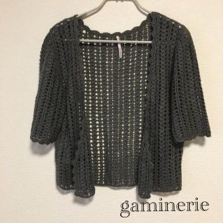 ギャミヌリィ(gaminerie)のgaminerie ギャミヌリィ　カーディガン　M(カーディガン)