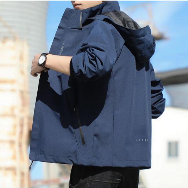 かっこいい!メンズ パーカー♪登山 ゴルフウェア ウィンドブレーカー 紺色 XLの通販 by らくまくら's shop|ラクマ かっこいい!メンズ パーカー♪登山 ゴルフウェア ウィンドブレーカー 紺色 XLの通販 by らくまくら's shop|ラクマ