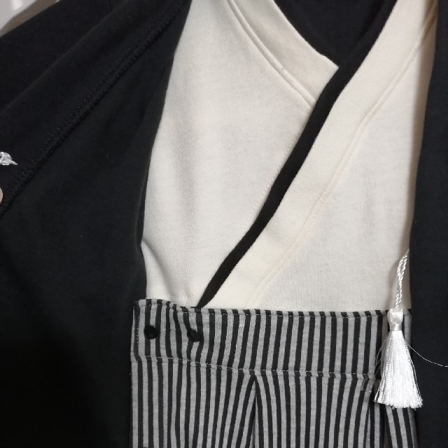 ベルメゾン(ベルメゾン)の袴ロンパース80cm　ディズニー キッズ/ベビー/マタニティのベビー服(~85cm)(ロンパース)の商品写真