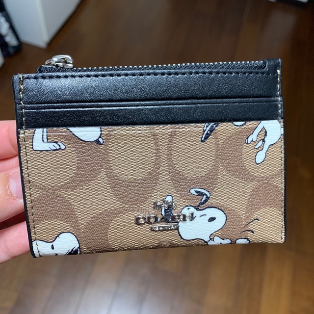 コーチ パスケース スヌーピー コラボ 新品未使用 COACH コーチ スヌーピー カードケース 定期入れ