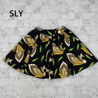 スライ(SLY)のSLY スライ ペイズリー柄ミニスカート(ミニスカート)