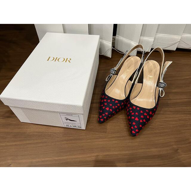 低価格 Dior スリングバックパンプス ハート J'ADIOR 専用 2点セット