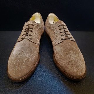 ペルーゾ（PELUSO） イタリア製革靴　ブラウングレー 40(ドレス/ビジネス)