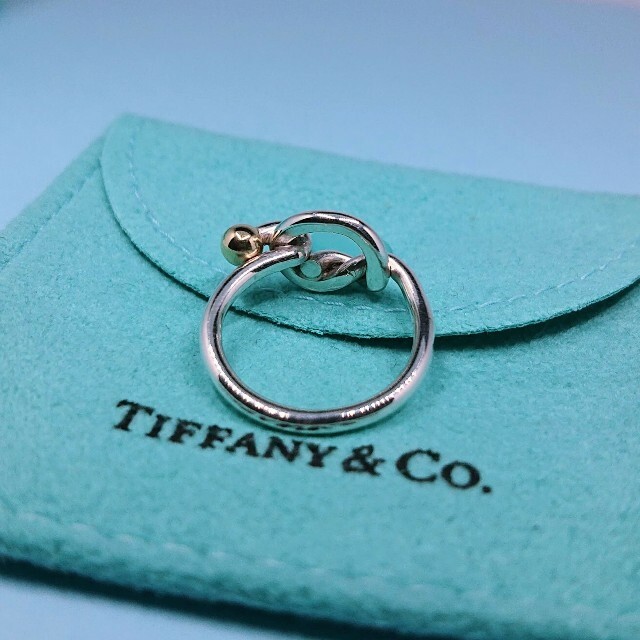 ティファニー ラブノット リング TIFFANY ゴールド 4