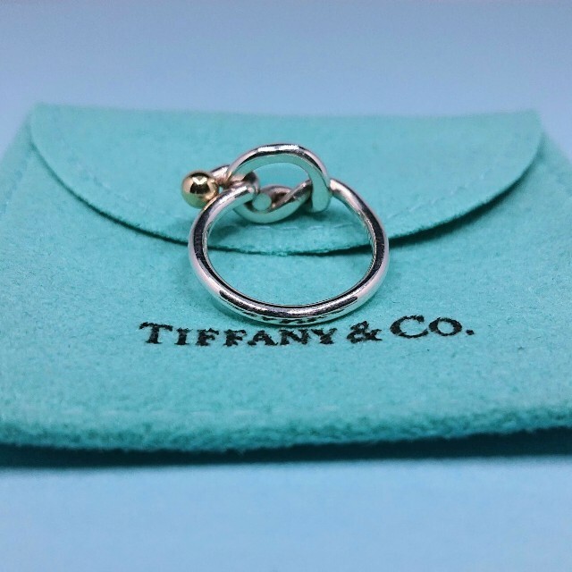 ティファニー ラブノット リング TIFFANY ゴールド 9