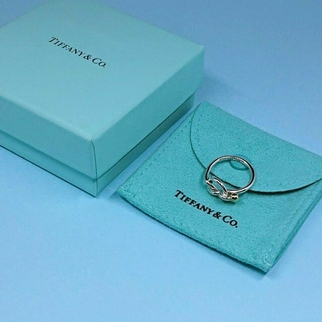 ティファニー ラブノット リング TIFFANY ゴールド