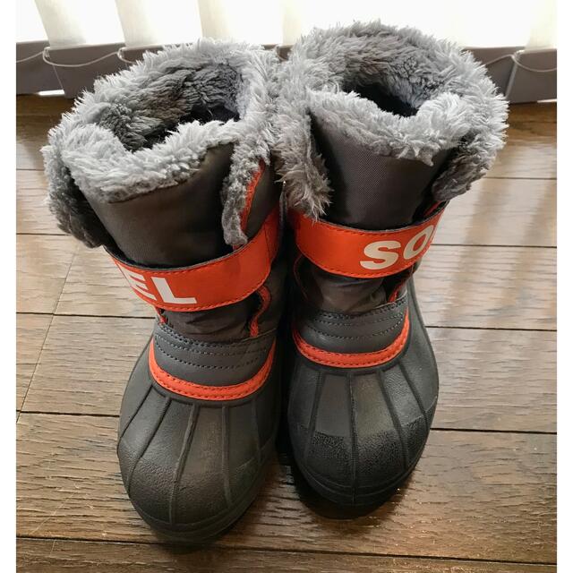 SOREL(ソレル)のSOREL　ソレル　スノーブーツ　18センチ　キッズ キッズ/ベビー/マタニティのキッズ靴/シューズ(15cm~)(ブーツ)の商品写真