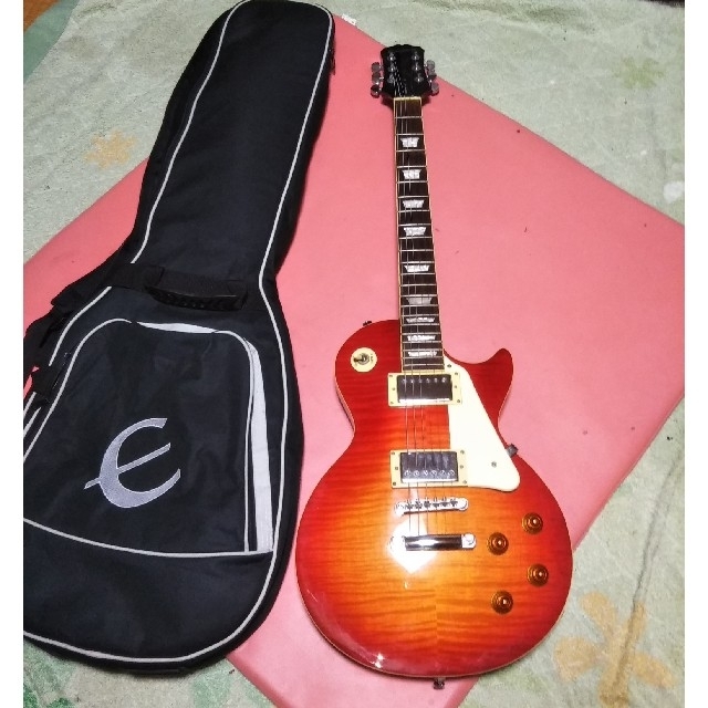 Epiphone(エピフォン)の最終価格　Epiphoneレスポールスタンダード　チェリーサンバースト 楽器のギター(エレキギター)の商品写真