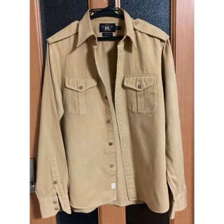 ダブルアールエル(RRL)の[美品] RRL ミリタリーシャツ(シャツ)