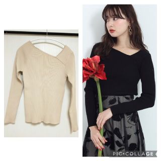 マイストラーダ(Mystrada)の新品♡アシメリブニット♡マイストラーダ(ニット/セーター)