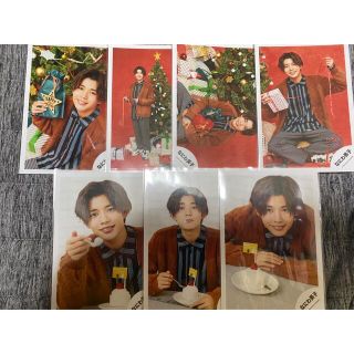 ジャニーズ(Johnny's)の長尾謙社 クリスマス グリフォ 公式写真 7枚 セット なにわ男子(アイドルグッズ)