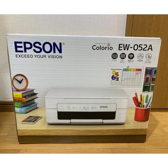 EPSON【新品未使用】エプソン インクジェット複合機 カラリオ EW-052A