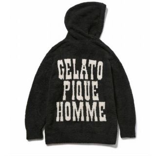 ジェラートピケ(gelato pique)の【GELATO PIQUE HOMME】 パウダービッグロゴパーカ(パーカー)