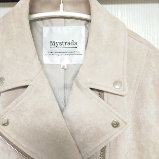 マイストラーダ(Mystrada)の新品♡フェイクスエードライダースブルゾン♡マイストラーダ(ライダースジャケット)