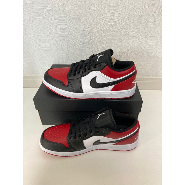 NIKE(ナイキ)のNike Air Jordan 1 Low "Bred Toe" 25.5 メンズの靴/シューズ(スニーカー)の商品写真