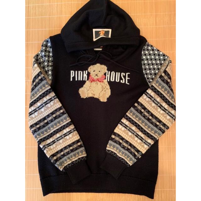 PINK HOUSE クマちゃん フード付きセーター