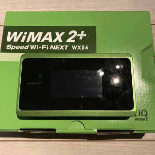 エヌイーシー(NEC)のWiMAX 2+ Speed Wi-Fi NEXT WX06(PC周辺機器)