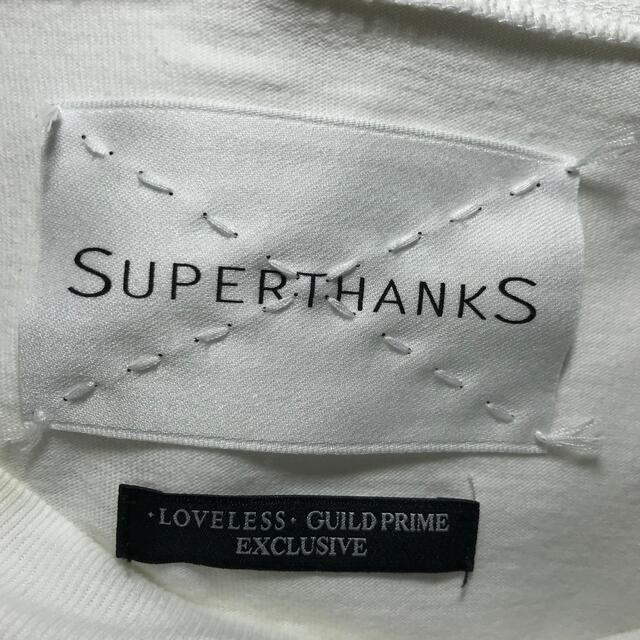 LOVELESS(ラブレス)の【希少】スーパーサンクス superthanks ロンT M 白 ラブレス 古着 メンズのトップス(Tシャツ/カットソー(七分/長袖))の商品写真