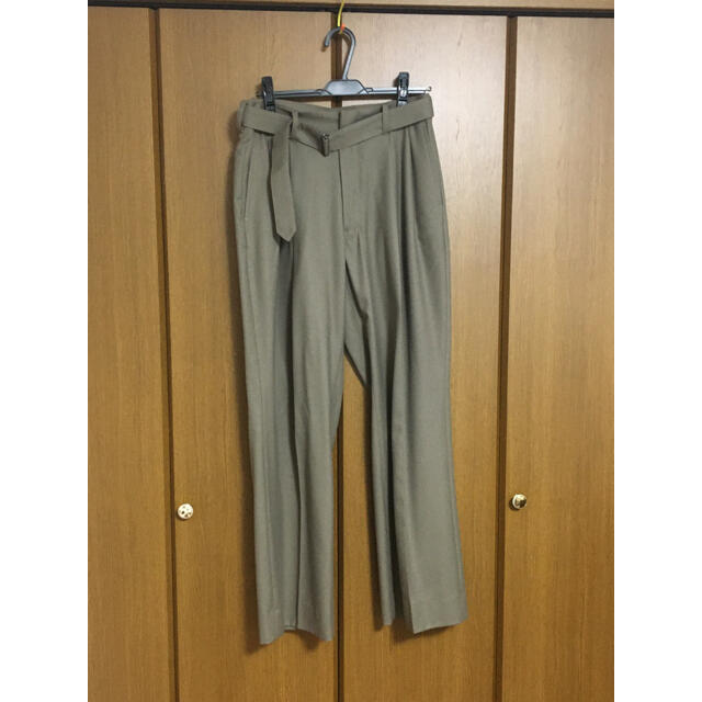 Belted 2tuck Wide Trousers / yoke 美しい www.gold-and-wood.com