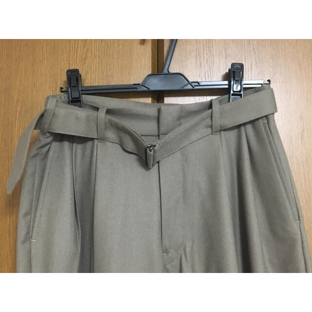 Belted 2tuck Wide Trousers / yoke 美しい www.gold-and-wood.com