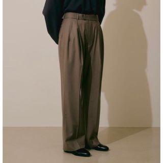 ワンエルディーケーセレクト(1LDK SELECT)のBelted 2tuck Wide Trousers / yoke(スラックス)