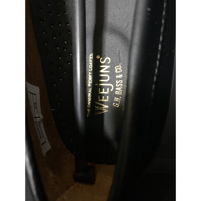G.H.BASS - 新品 ローファー 白黒 WUEEJUNS LARSON g.h bassの G.H.BASS - 新品 ローファー 白黒 WUEEJUNS LARSON g.h bassの