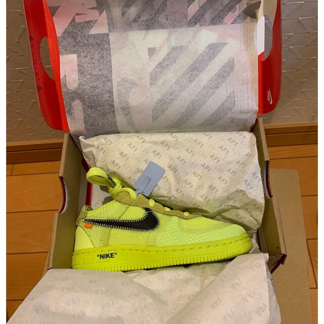 OFF-WHITE(オフホワイト)のNIKE THE 10 off-white kids 16 キッズ/ベビー/マタニティのキッズ靴/シューズ(15cm~)(スニーカー)の商品写真