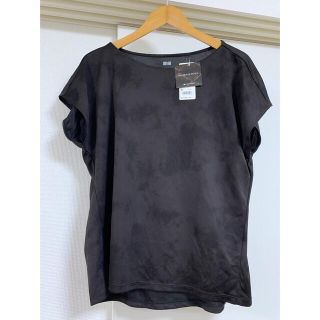 ユニクロ(UNIQLO)のドライEX プリントクールネックT 半袖(Tシャツ(半袖/袖なし))