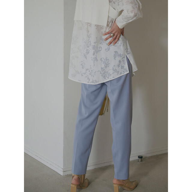 DRY TWILL SLIM TAPERED PANTS ameri DRY TWILL SLIM TAPERED PANTS