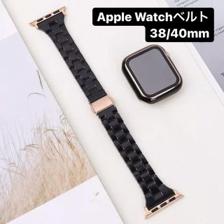 アップルウォッチ(Apple Watch)のApple Watchベルト 38/40mm ブラック(腕時計)