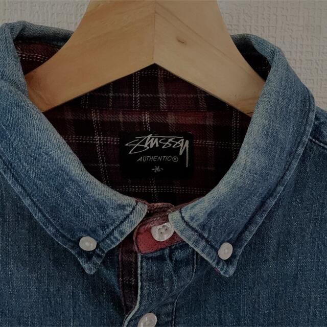 STUSSY - stussy デニムシャツの通販 by tt's shop｜ステューシーなら