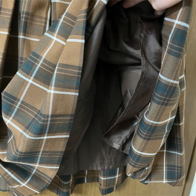 ehka sopo(エヘカソポ)の♡ブラウンチェックスカート  レディースのスカート(ロングスカート)の商品写真