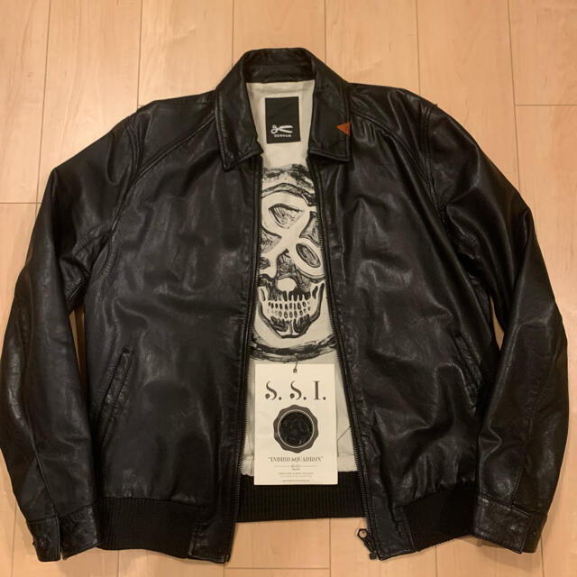 denham レザージャケット XL