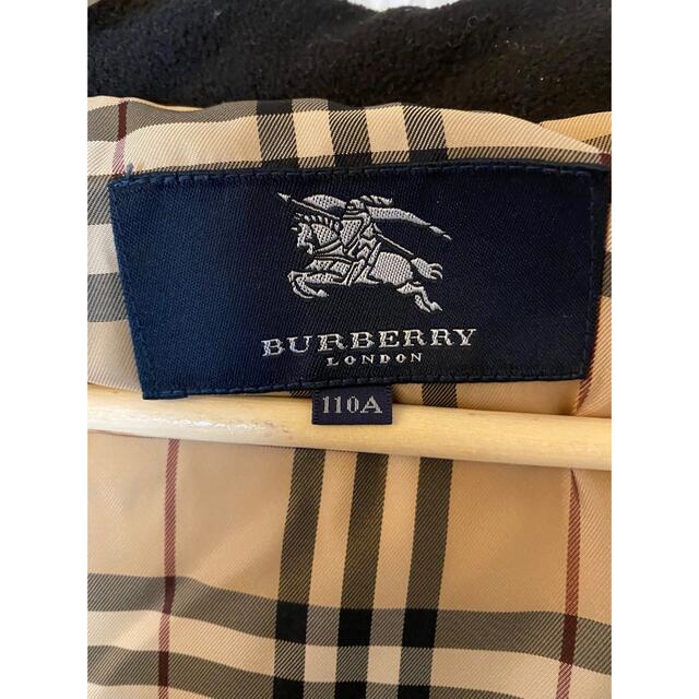 BURBERRY(バーバリー)のayumi様専用バーバリーキッズ男女兼用　子供　ダウンジャケット　110 送料込 キッズ/ベビー/マタニティのキッズ服女の子用(90cm~)(ジャケット/上着)の商品写真