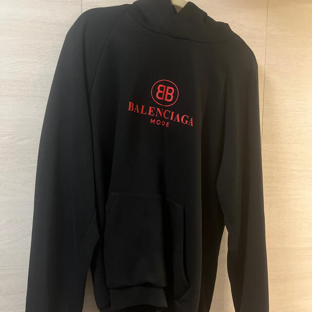 BB BALENCIAGA MODE HOODIE BB ロゴ　パーカー