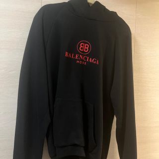 バレンシアガ(Balenciaga)のBB BALENCIAGA MODE HOODIE BB ロゴ　パーカー(パーカー)