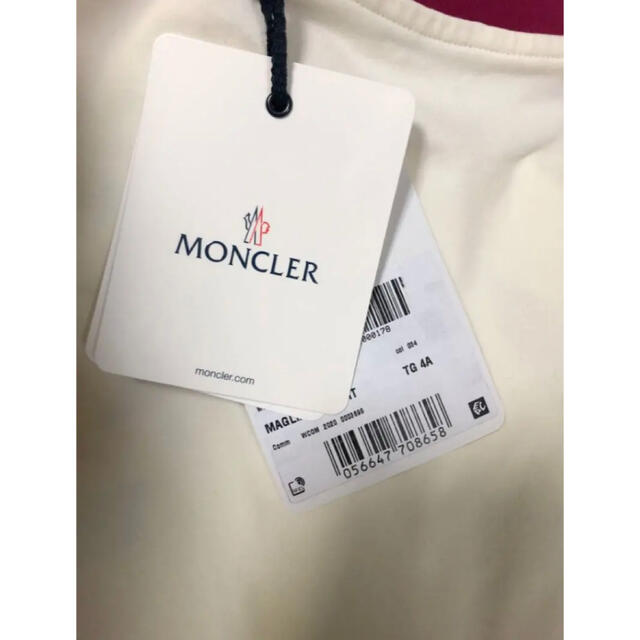 新品 モンクレール moncler キッズ 100 110 半袖 Tシャツ 白 新品 70.0%OFF 値下げ 新品未使用タグ付き モンクレールキッズホワイト110