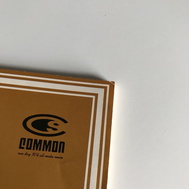 非売品 Common プロモーション リリックノート 3