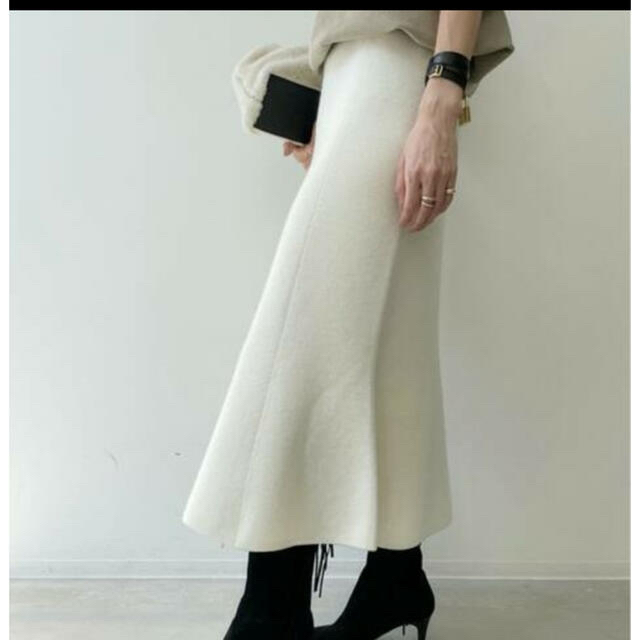 Knit Flare Skirtロングスカート