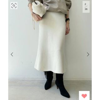 アパルトモンドゥーズィエムクラス(L'Appartement DEUXIEME CLASSE)のKnit Flare Skirt(ロングスカート)