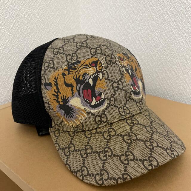 【送料0円】 GUCCI タイガー キャップ 美品 ¥10779